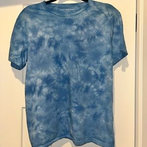 Lucky Brand Blue tie dye shirt
